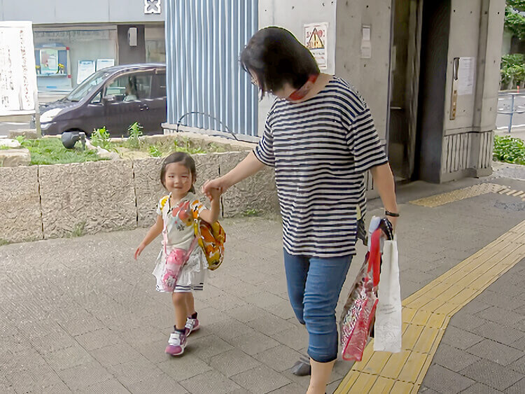 幼稚園のお迎えのサポート